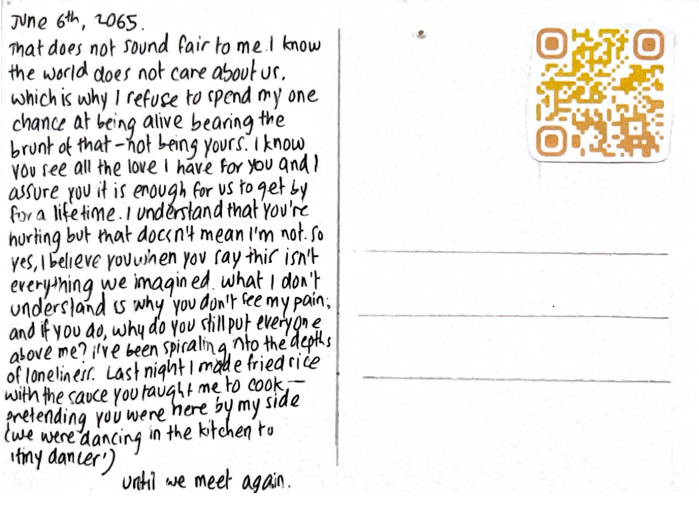 Third Screen of the User Interface