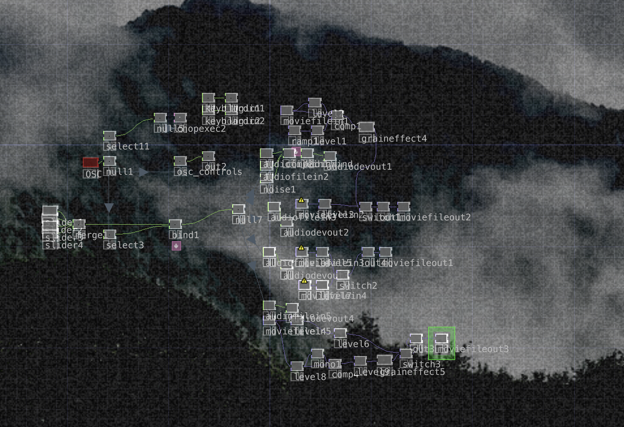 First Screen of the User Interface