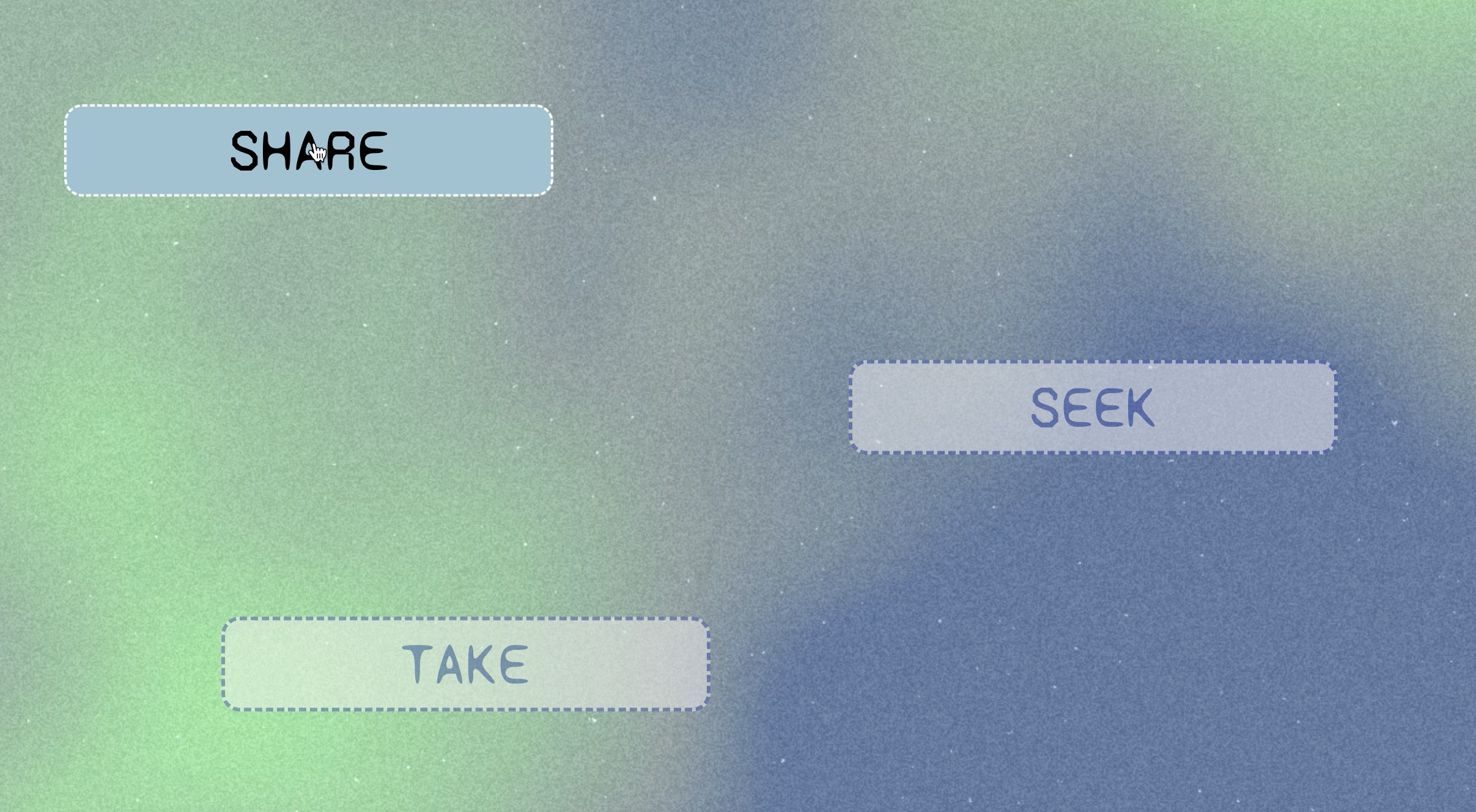 First Screen of the User Interface