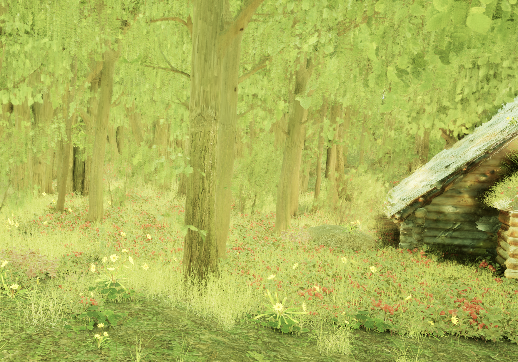 Forest Environment created in Unreal