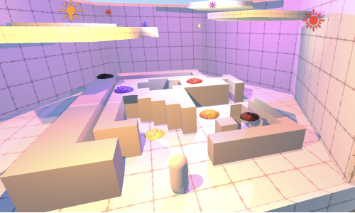 Scene in unity